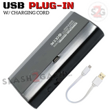 3 IN 1 Stun Gun Power Bank Phone Charger w/ LED Flashlight 28M Volts