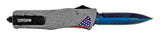 USA Liberty OTF Knife Flag and Eagle Red White & Blue - Tanto Xtreme