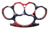 Plastic Knuckles Belt Buckle Duster Lightweight - American Flag