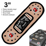 S2G Sticker Vinyl Decal Funny Band Aid Ouch! Knife Box 3" slash2gash
