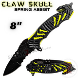 Zombie Bio Hazard Apocalypse Survivor Rescue Knife - Neon Green