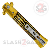 Diablo Stiletto Automatic Knife Milano Switchblade 9" - Asst. colors