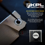 KPL Knife Care Cleaning Swabs Ultra-Fine Bristles - 50 Pack