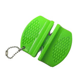 2-Step Knife Sharpener Ceramic and Carbide Sharpening Tool - Green