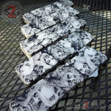 Lightning OTF Knife D/A Zombie Skulls Automatic Switchblade - Randomized Hyrdro Dip