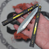 S2G FrankenREP Balisong clone TITANIUM Butterfly Knife - V2 (Carbon Fiber)