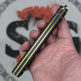 S2G FrankenREP Balisong clone TITANIUM Butterfly Knife - V2 (Carbon Fiber)