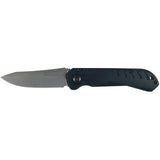 Striker Switchblade Lightweight Automatic Knife Black Aluminum CNC machined reverse tanto