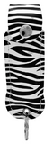 Pepper Spray 1/2 Ounce Police Strength OC-17 W/ Keychain - Zebra