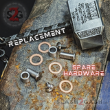 Spare Hardware Kit for The ONE Balisong Hammer CHAB clone - Butterfly Knife replacement parts bushings pivots washers