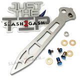 The ONE Python Clone Balisong Spare Blade Butterfly Knife Replacement - Trainer Dull Safe Practice