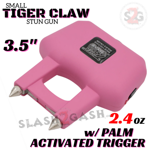 Pink Stun Gun 85,000,000 Volt Rechargeable Lightweight Tiger USA - Tiger Claw