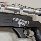 S2G Sticker Sniper Gun Baby Vinyl Decal for Gun Case 3" Wesley Snips Funny Sniper Rifle
