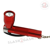 Flashlight Pipe Conceal Metal Bowl - Convertible Hidden Smoking Pipe