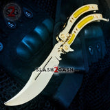 CSGO Golden Butterfly Knife TRAINER Dull Spring Latch PRACTICE Balisong