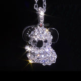 Cute Crystal Koala Necklace USB Flash Drive 2.0 Pendant 16 GB gold/silver Memory Stick