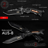 CIMA Bullet Tactical Knife! Outdoor Survival Hunting Knife, G10 Handle, AUS-8