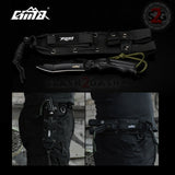 CIMA Bullet Tactical Knife! Outdoor Survival Hunting Knife, G10 Handle, AUS-8
