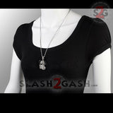 Cute Crystal Koala Necklace USB Flash Drive 2.0 Pendant 16 GB gold/silver Memory Stick