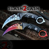 CSGO ELITE Counter Strike Full Tang KARAMBIT Tactical Claw Neck Knife