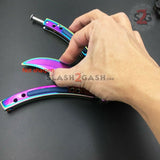 CSGO Rainbow Butterfly Knife TRAINER Dull Spring Latch PRACTICE Balisong