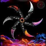 CSGO Radiant Karambit Full TANG Tactical Claw Neck Knife ELITE ver