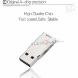 Mini Metal Rotary USB Flash Drive 2.0 Key Chain Memory Stick 16/32/64gb