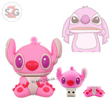 Cute Cartoon Stitch USB Flash Drive 2.0 Rubber Memory Stick 16gb