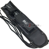 MTech Extreme Full Tang Black Fixed Blade Tactical Fighter Knife w/Sheath