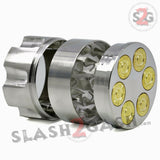 Revolver Bullet Herb Grinder Tobacco Mill - 3 Parts 2 inch 50mm Weed Grinder Marijuana