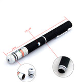 Green Laser Pointer Pen With 5 Different Laser Patterns + 5 Star Caps 5mW 532nm 6in1