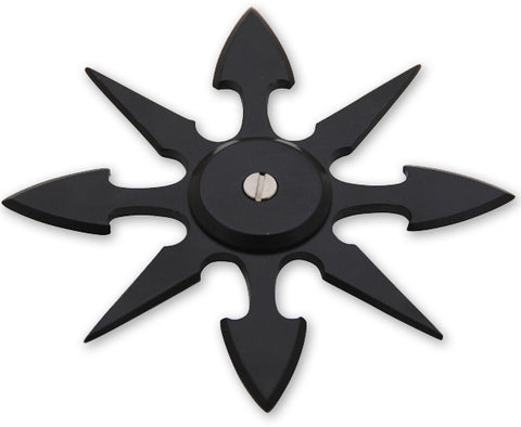 8 Point Weighted Throwing Star Black Shuriken HEAVY ninja weapon