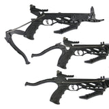 80 lb Pistol Crossbow ALLIGATOR w/ GRIP Bolts Archery Gun - Self Cocking