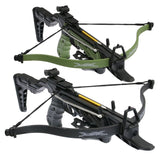 80 lb Pistol Crossbow ALLIGATOR w/ Adjustable Stock - Self Cocking