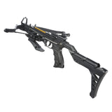 80 lb Pistol Crossbow ALLIGATOR w/ Adjustable Stock - Self Cocking