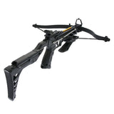 80 lb Pistol Crossbow ALLIGATOR w/ Adjustable Stock - Self Cocking