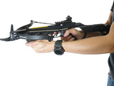 80 lb Pistol Crossbow ALLIGATOR w/ Adjustable Stock - Self Cocking