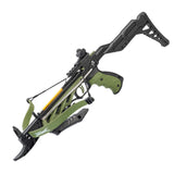 80 lb Pistol Crossbow ALLIGATOR w/ Adjustable Stock - Self Cocking