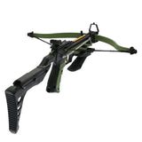 80 lb Pistol Crossbow ALLIGATOR w/ Adjustable Stock - Self Cocking