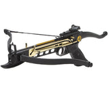 80 lb Metal Self Cocking Pistol Crossbow W/ Arrows Bolts Hunting Archery Gun