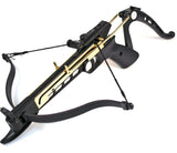 80 lb Metal Self Cocking Pistol Crossbow W/ Arrows Bolts Hunting Archery Gun