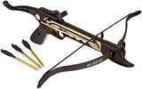 80 lb Metal Self Cocking Pistol Crossbow W/ Arrows Bolts Hunting Archery Gun