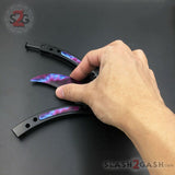 CSGO Galaxy Butterfly Knife TRAINER Dull Spring Latch PRACTICE Balisong