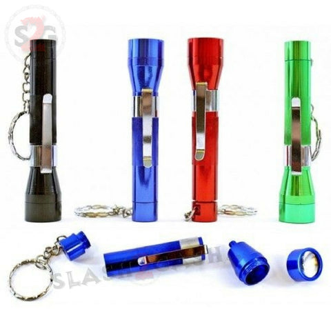 Flashlight Pipe Conceal Metal Bowl - Convertible Hidden Smoking Pipe