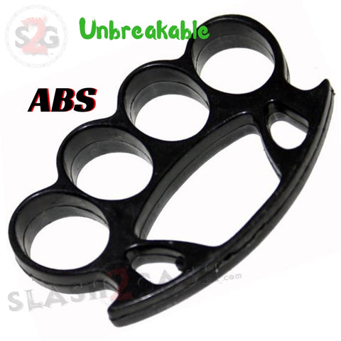 ABS Plastic Brass Knuckles Large Unbreakable Lexan Paperweight HERCULES Fat Boy