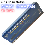 AUTOMATIC Baton EZ Close 21" Expandable Steel - Police Force NEW