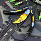 CSGO Case Hardened Butterfly Knife TRAINER Dull PRACTICE CS:GO Counter Strike Balisong