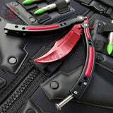 Blood & Slaughter 2pc Set CSGO Butterfly Knife + Elite Karambit SAVE $10 CS:GO Counter Strike TRAINER