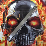 TheONE Butterfly Knife with BUSHINGS 440C Channel Balisong - Satin 42 Plain with Spring Latch