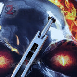 TheONE Butterfly Knife 440C Chrome BM47 Mirror Finish Best Version Channel Construction Balisong Spring Latch